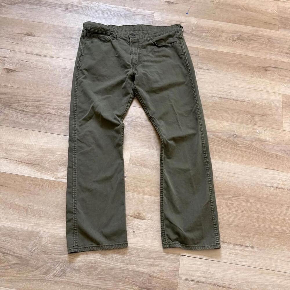 Levi's Men's Size 36 X 30‎ 513 Slim Straight Khaki Jeans